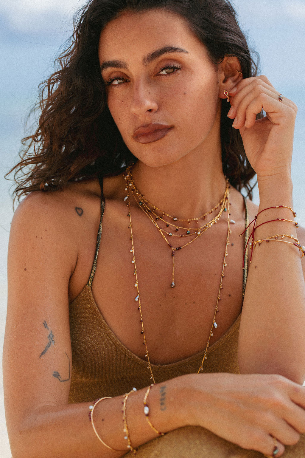 Chaîne de ventre Chili flakes